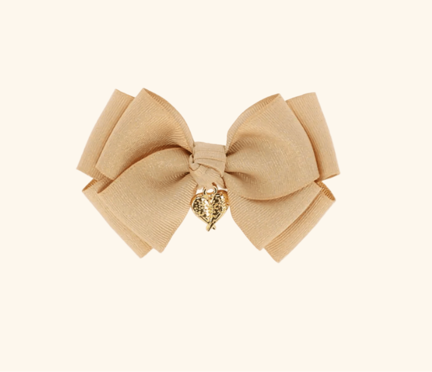 Angel's Face Girls Metallic Gold Big Hair Bow | HONEYPIEKIDS 