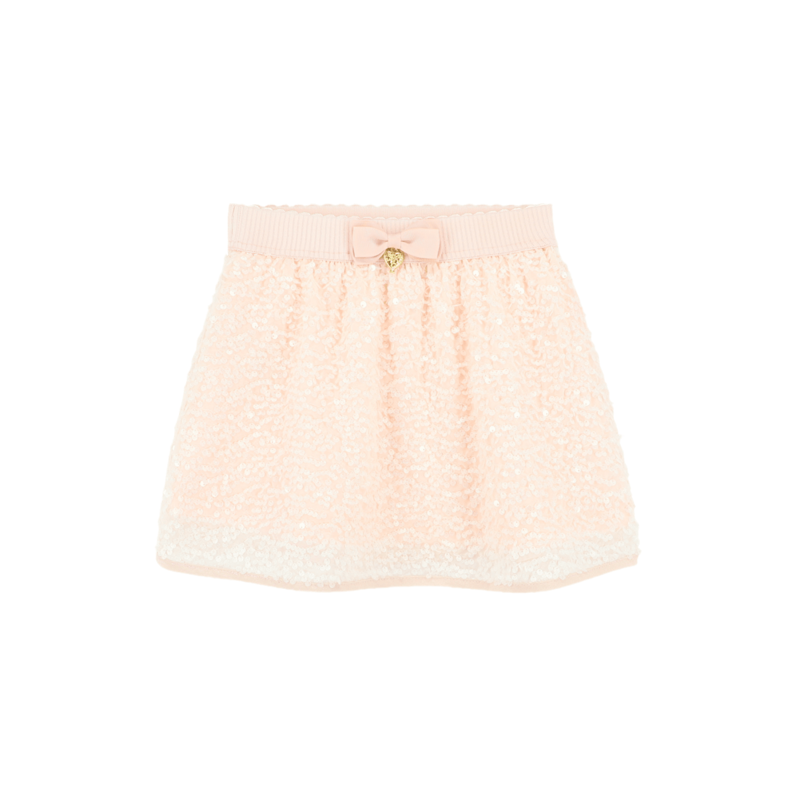 Angel's Face Sinead Sequin Skirt - Peach | HONEYPIEKIDS 