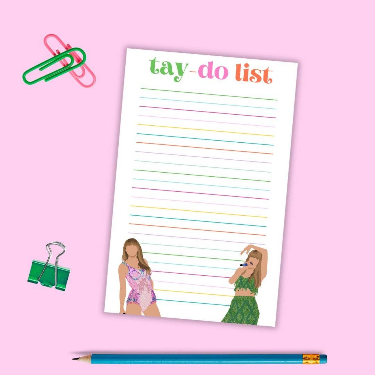 Aspen Lane - Tay Do Taylor Swifty Inspired Notepad | HONEYPIEKIDS 