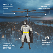 Batman Flying Remote Control IR Helicopter - World Tech Toys | HONEYPIEKIDS 