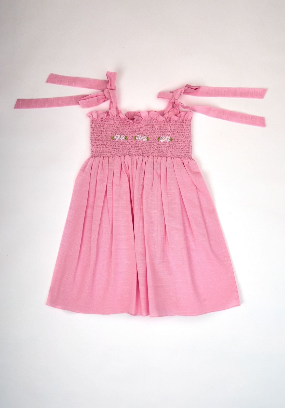 Bella & Emma Rachel Pink Spring Dress | HONEYPIEKIDS 