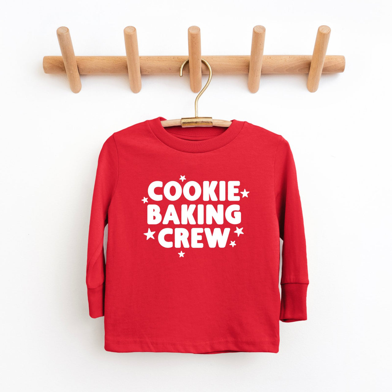 Kids Cookie Baking Crew Christmas Shirt - Choose Green, Pink or Red | HONEYPIEKIDS 