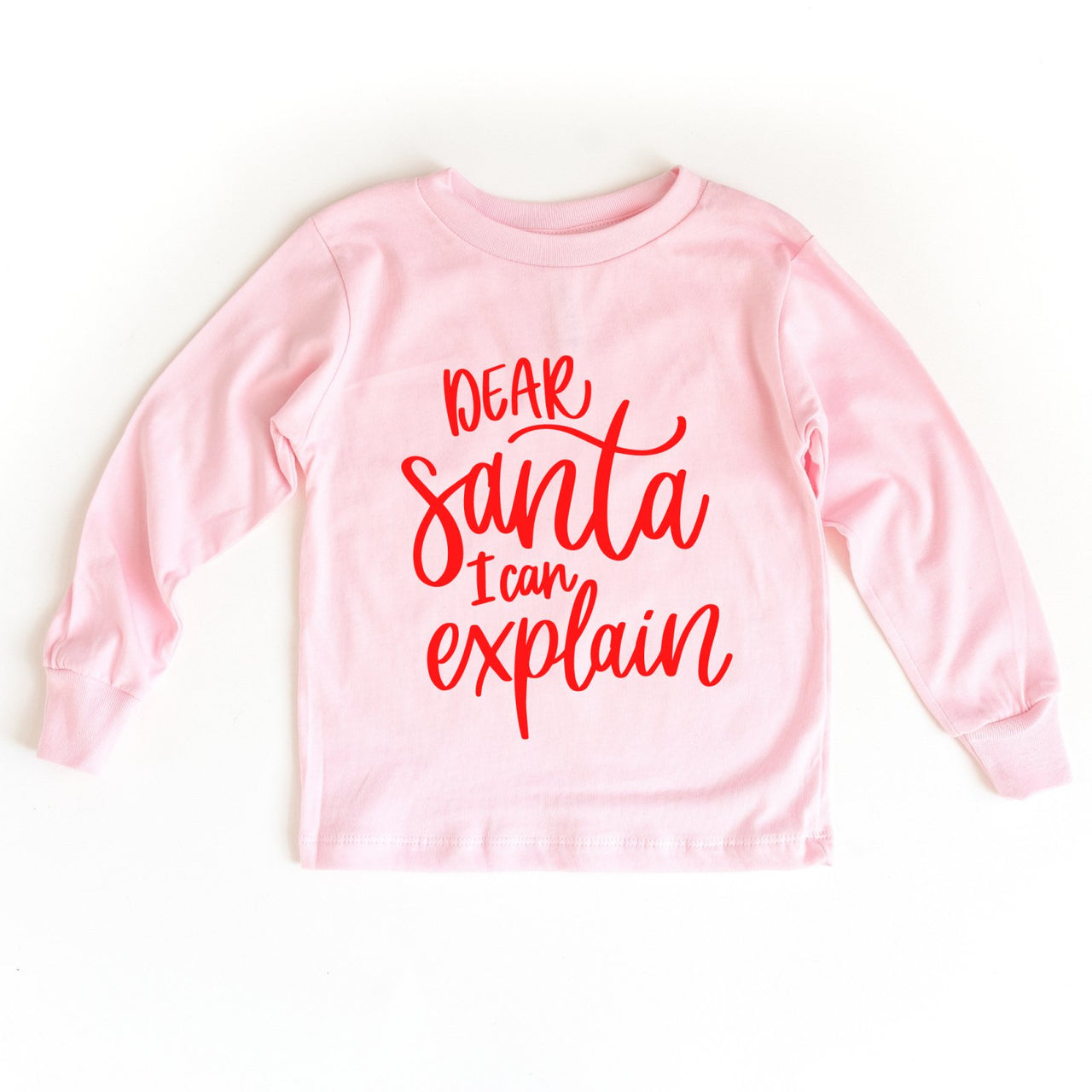 Dear Santa I Can Explain Long Sleeve Christmas Shirt | HONEYPIEKIDS 