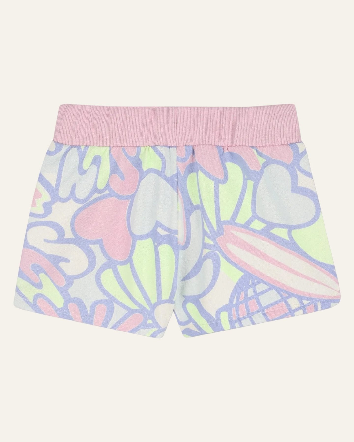 Billieblush Allover Surf Print Shorts – Green Lemon | HONEYPIEKIDS 