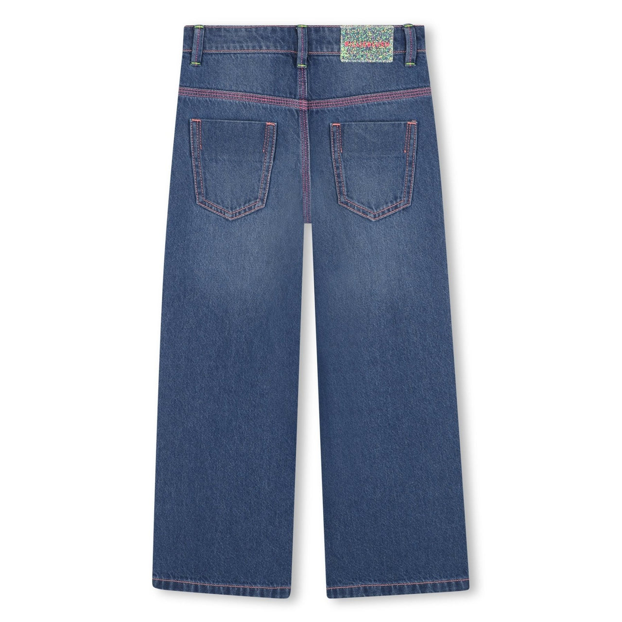 Billieblush Baggy Denim Jeans With Hearts | HONEYPIEKIDS 