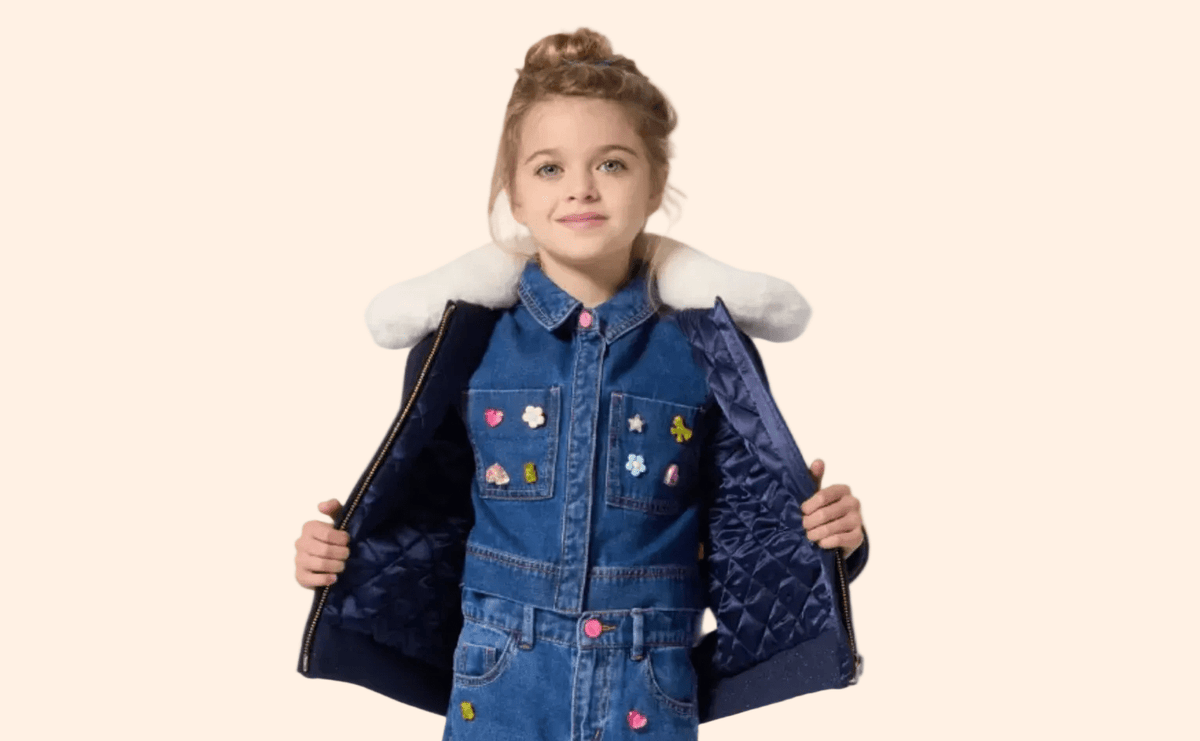 Billieblush Girls Baggy Jeans With Icons| HONEYPIEKIDS