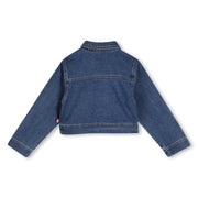 Billieblush Girls Denim Shirt With Icons | HONEYPIEKIDS