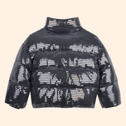 Billieblush Girls Disco Ball Puffer Jacket | HONEYPIEKIDS 