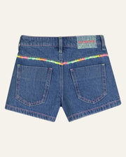 Billieblush Girls Embroidered Denim Shorts | HONEYPIEKIDS