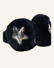 Billieblush Girls Navy Star Earmuffs | HONEYPIEKIDS 