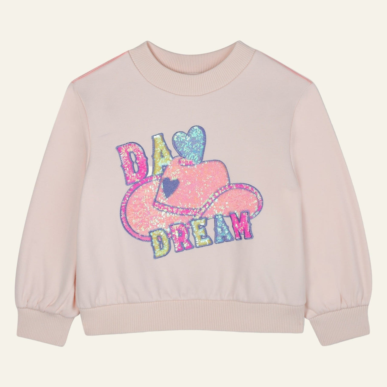 Billieblush Girls Pink Day Dream Crewneck Sweatshirt | HONEYPIEKIDS 