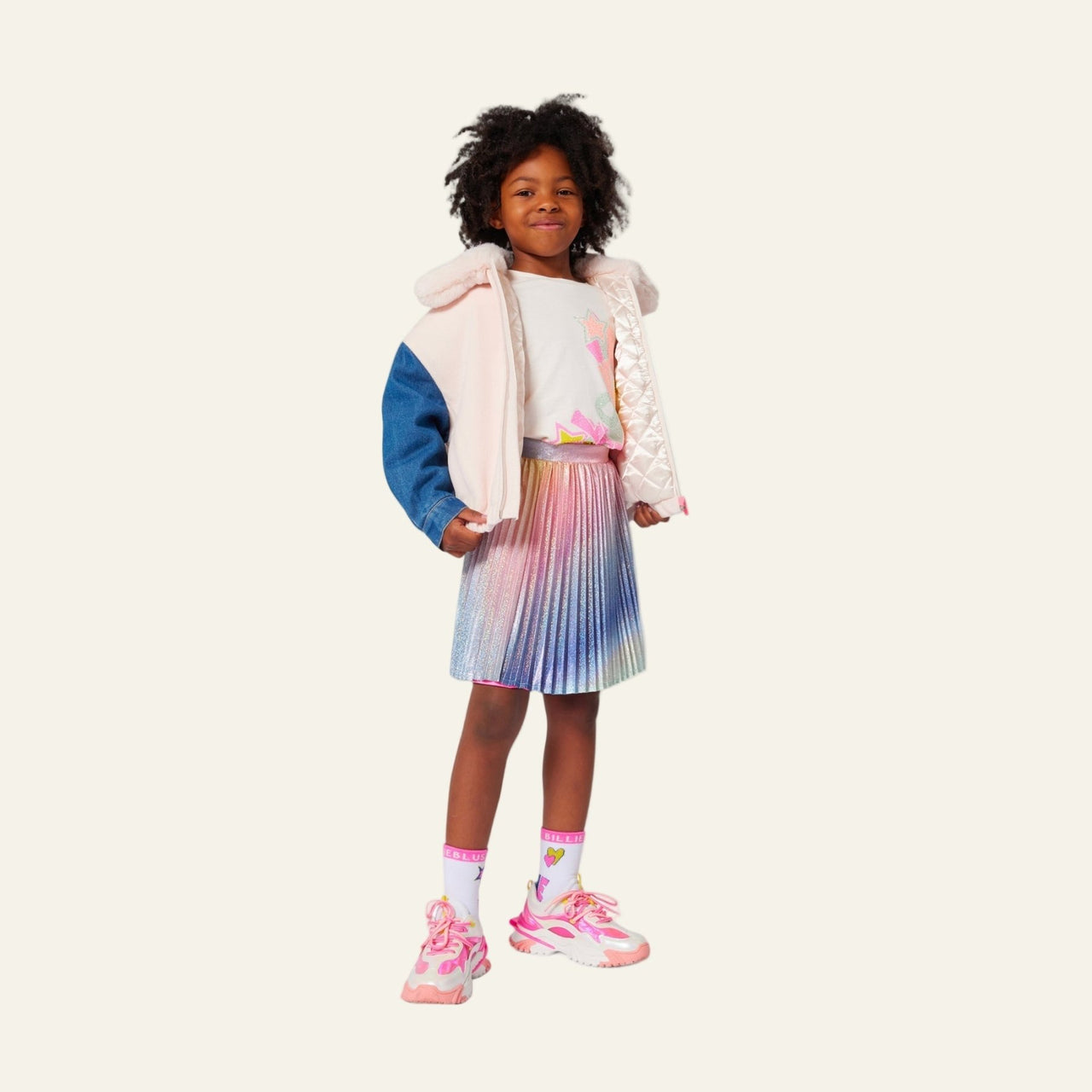 Billieblush Girls Pink Love L/S Shirt | HONEYPIEKIDS 