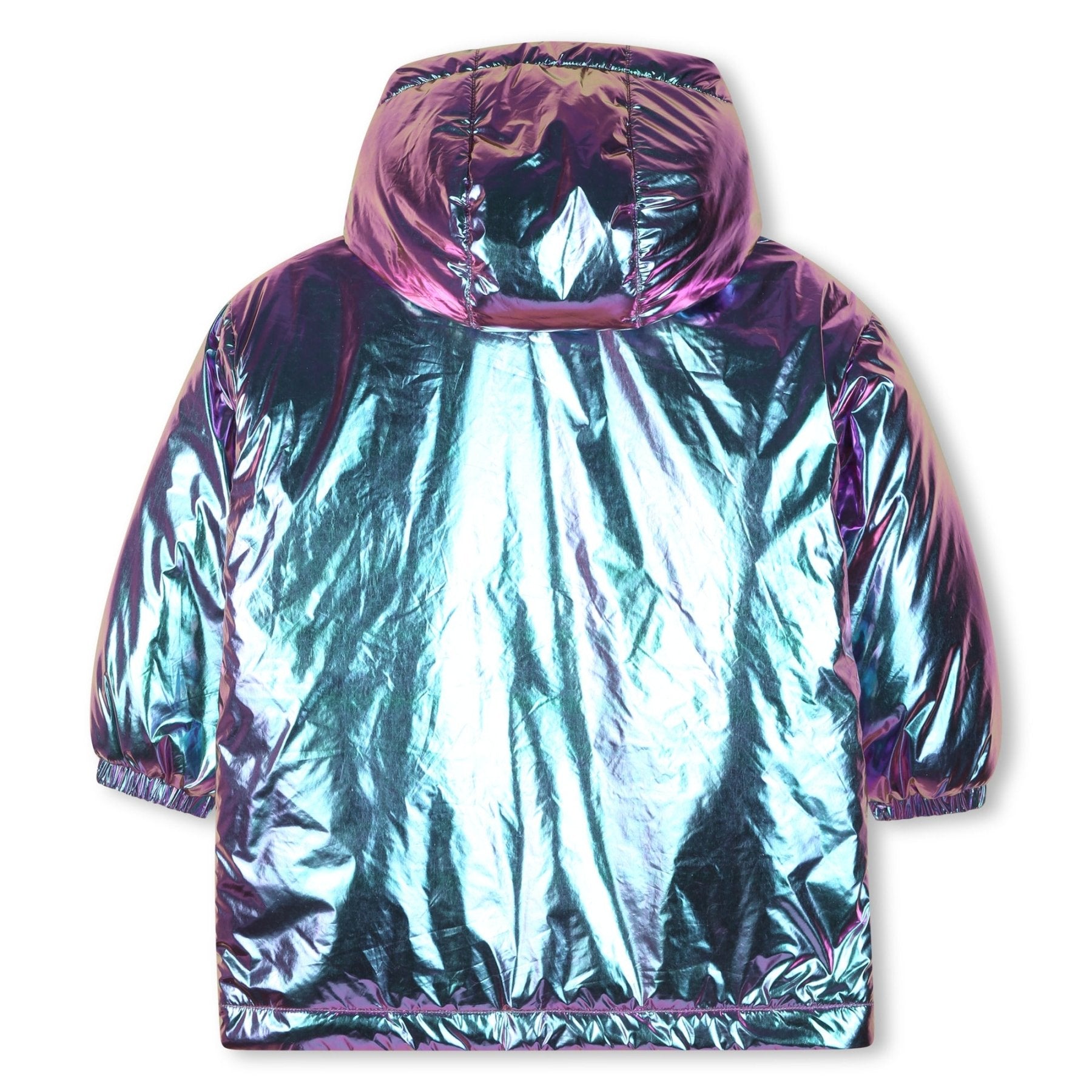Billieblush Girls Shiny Iridescent Polar Fleece Lined Windbreaker | HONEYPIEKIDS