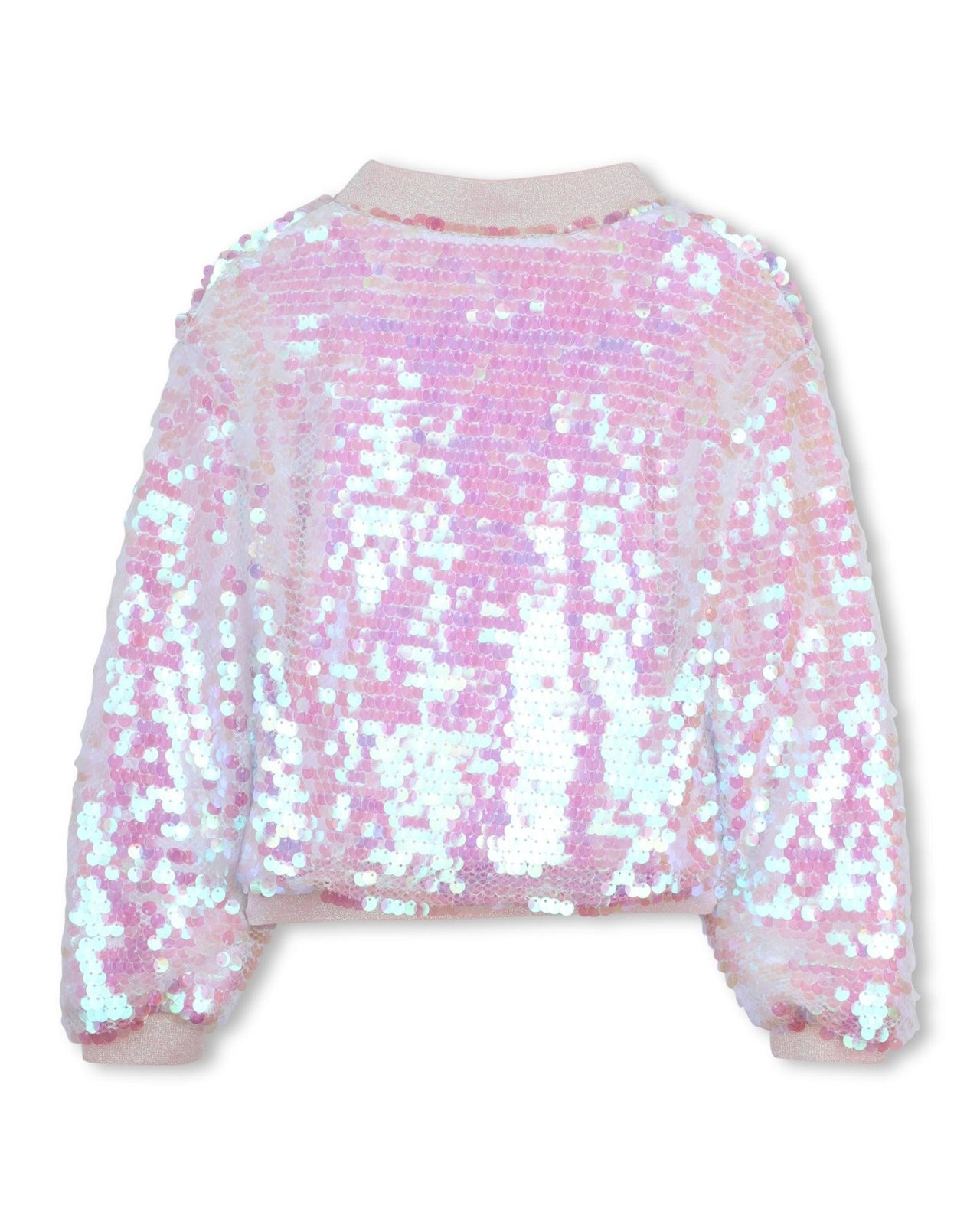 Billieblush Iridescent Sequin Bomber Jacket | HONEYPIEKIDS.COM | Fast Worldwide Shipping From Michigan