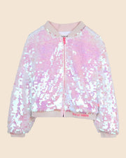 Billieblush Girls Iridescent Sequin Jacket | HONEYPIEKIDS