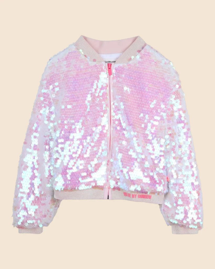 Billieblush Girls Iridescent Sequin Jacket | HONEYPIEKIDS