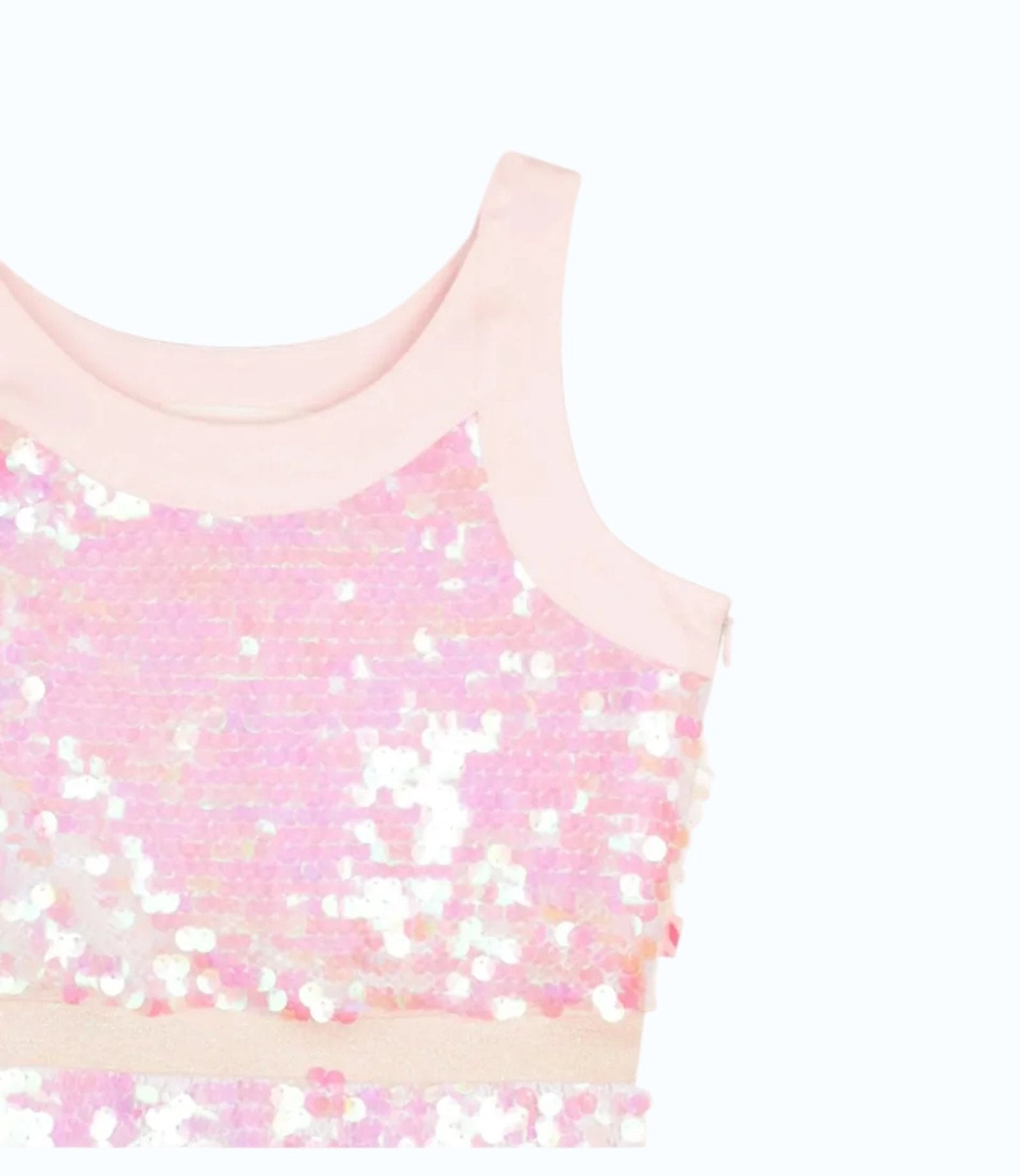 Billieblush Sleeveless Iridescent Sequin Dress | HONEYPIEKIDS 