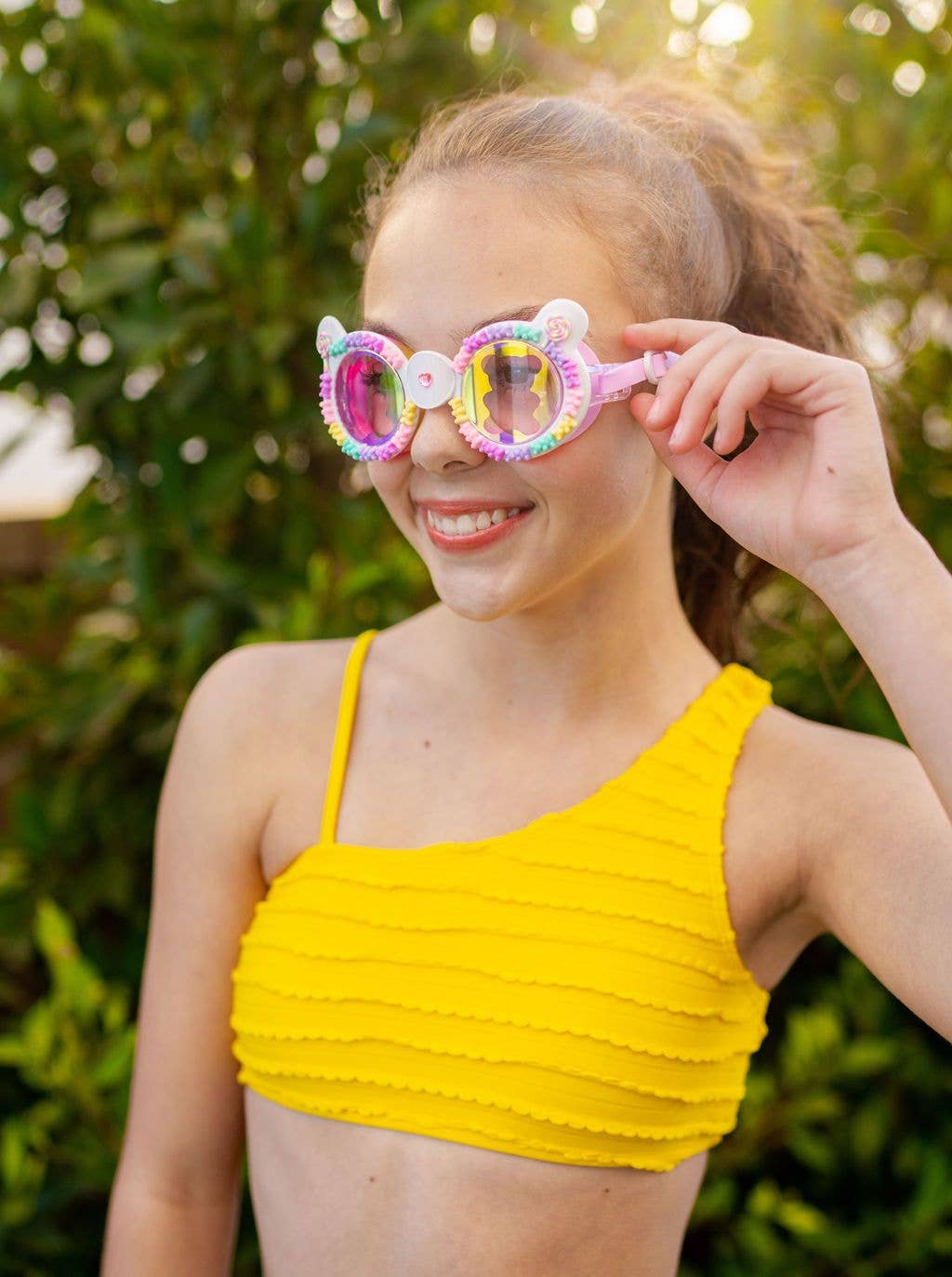 Bling2o Kids Swim Goggles - Lollipop Gummy Bear | HONEYPIEKIDS 