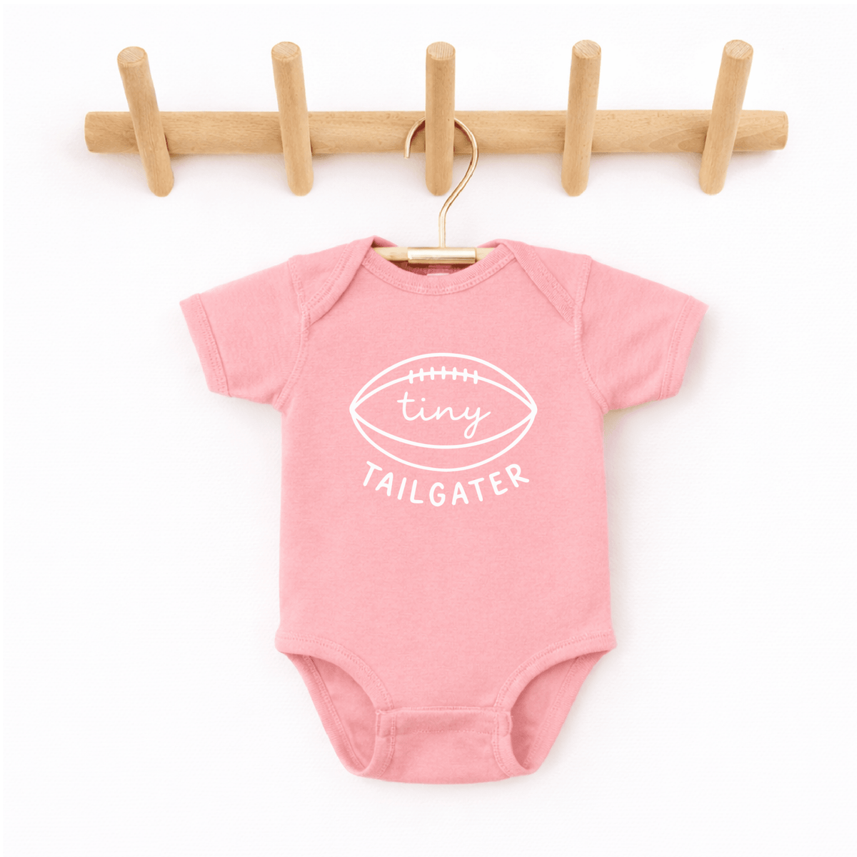 Tiny Tailgater Football Onesie - 5 Color Choices | HONEYPIEKIDS 