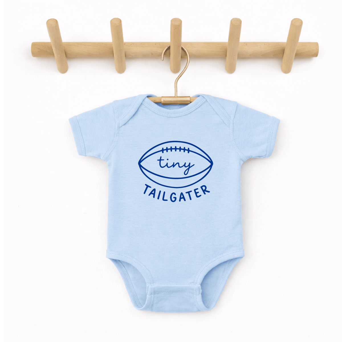 Tiny Tailgater Football Onesie - 5 Color Choices | HONEYPIEKIDS 
