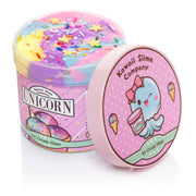 Kawaii Unicorn Scented Ice Cream Pint Slime | HONEYPIEKIDS 
