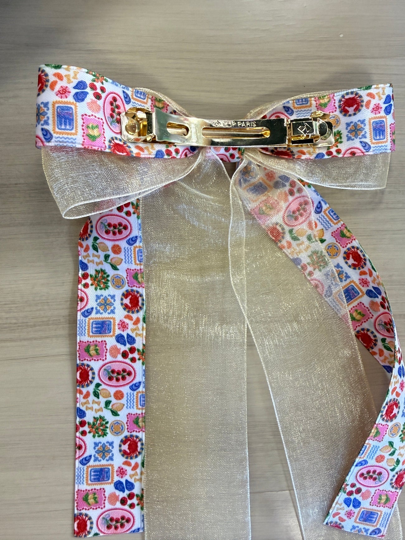 Ciao Bella Layered Hair Bow | HONEYPIEKIDS.COM | Italian Summer Collection