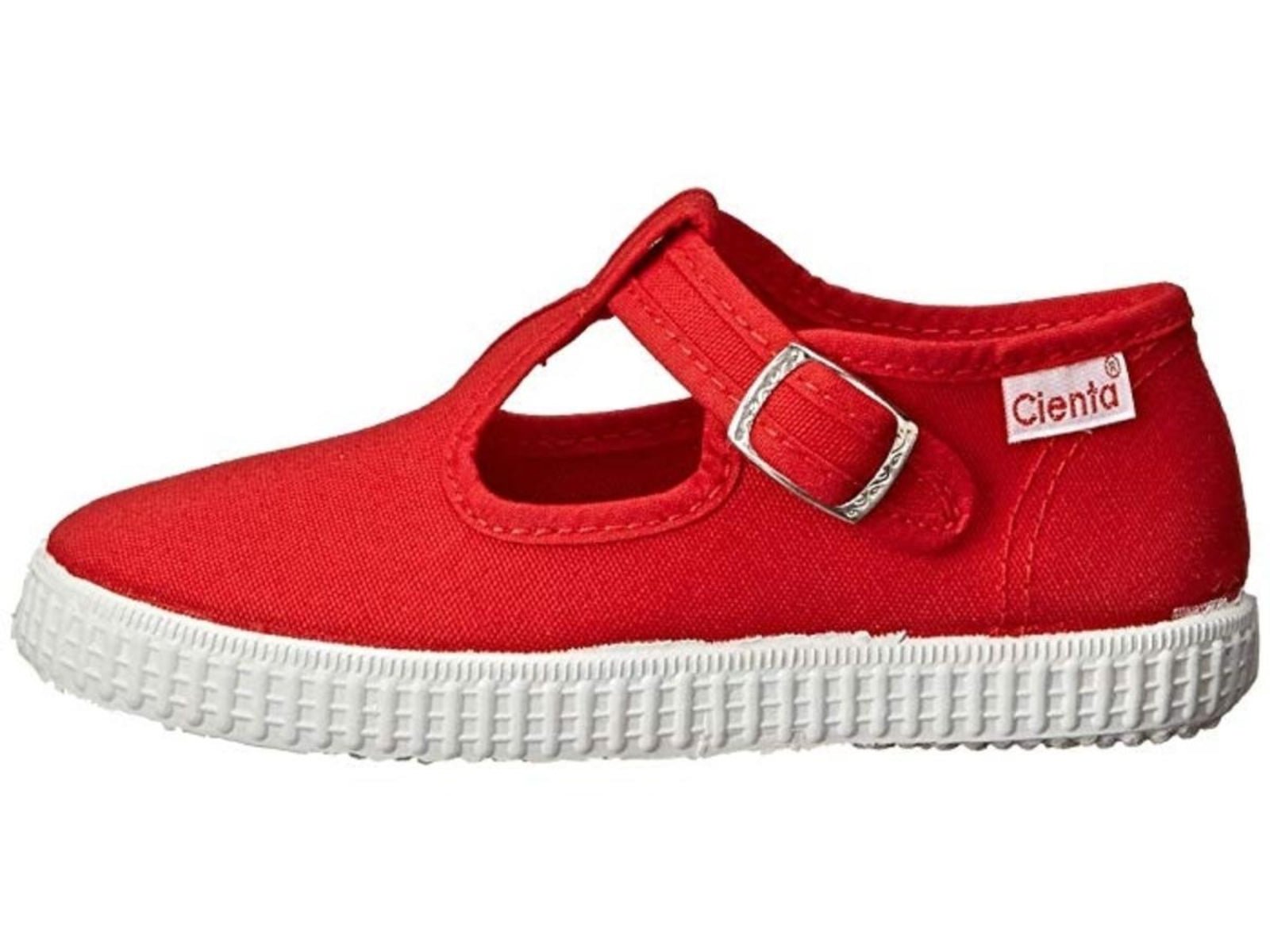 Cienta Girls T-Strap Shoes In RED - HONEYPIEKIDS.COM
