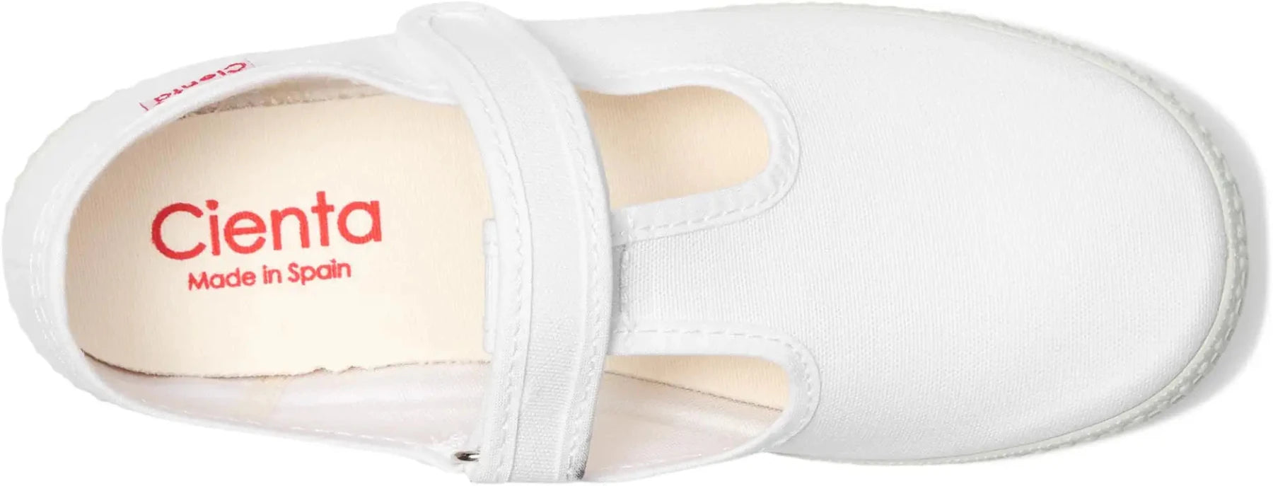 Cienta Girls T-Strap Shoes - White - 50000 | HONEYPIEKIDS 