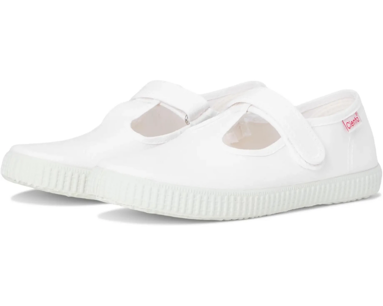 Cienta Girls T-Strap Shoes - White - 50000 | HONEYPIEKIDS 