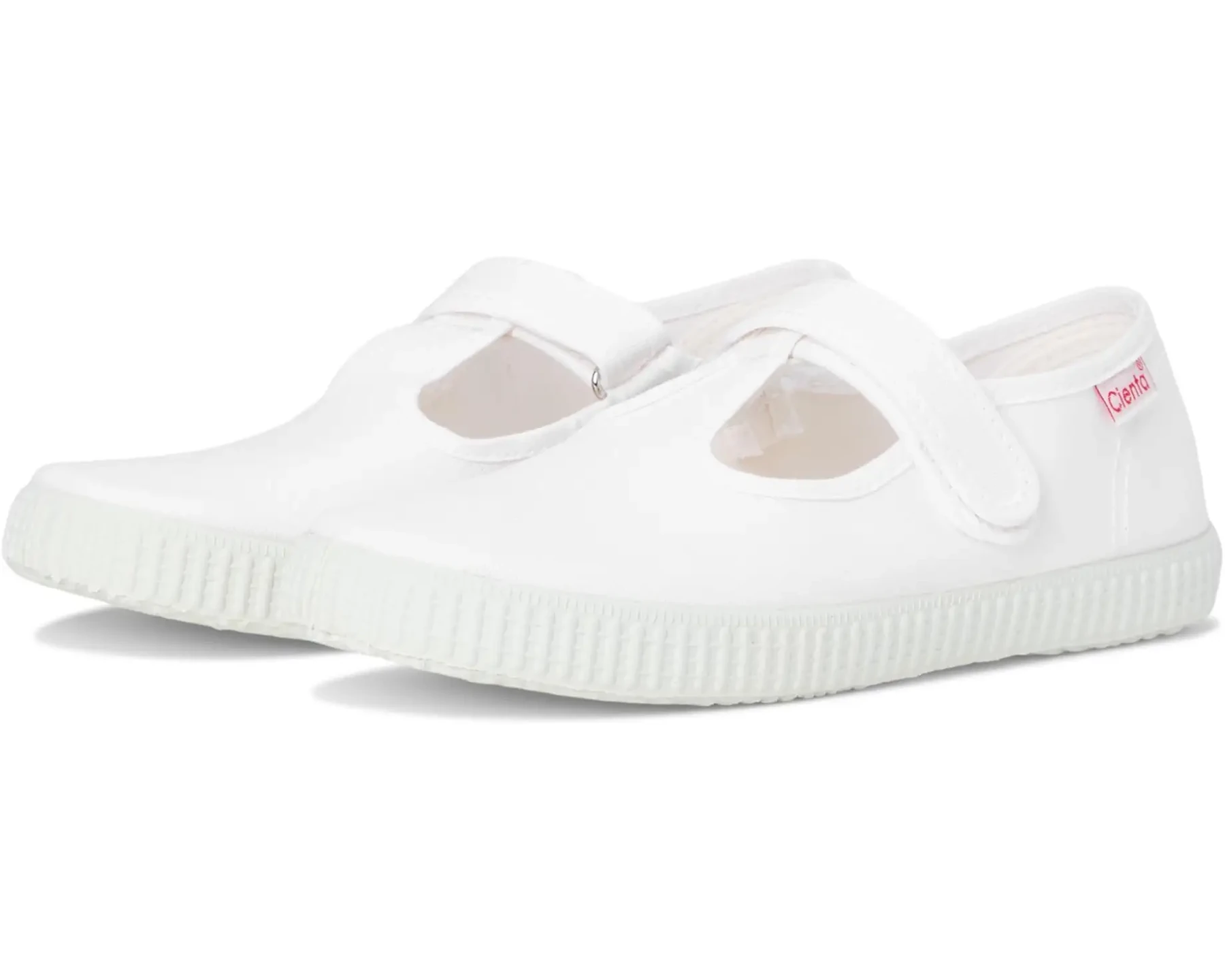 Cienta Girls T-Strap Shoes - White - 50000 | HONEYPIEKIDS 