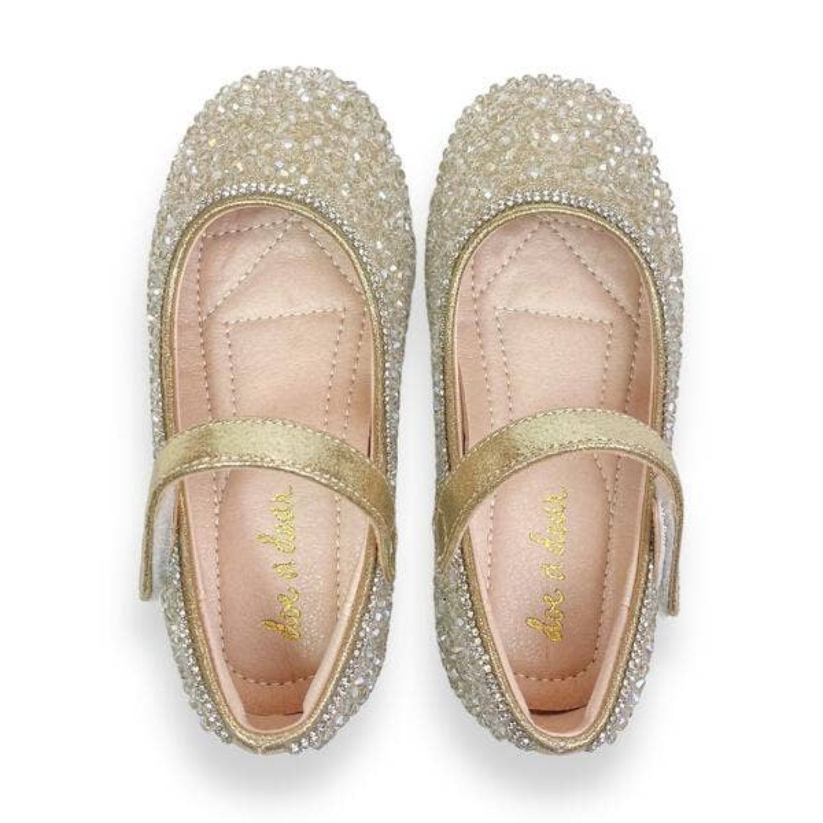 Doe A Dear Kids' Mary Jane Flat in Light Gold at Nordstrom Rack, Size 11.5Us / 29Eu Doe A Dear Kids' Mary Jane Flat in Light Gold at Nordstrom Rack, Size 11.5Us / 29Eu