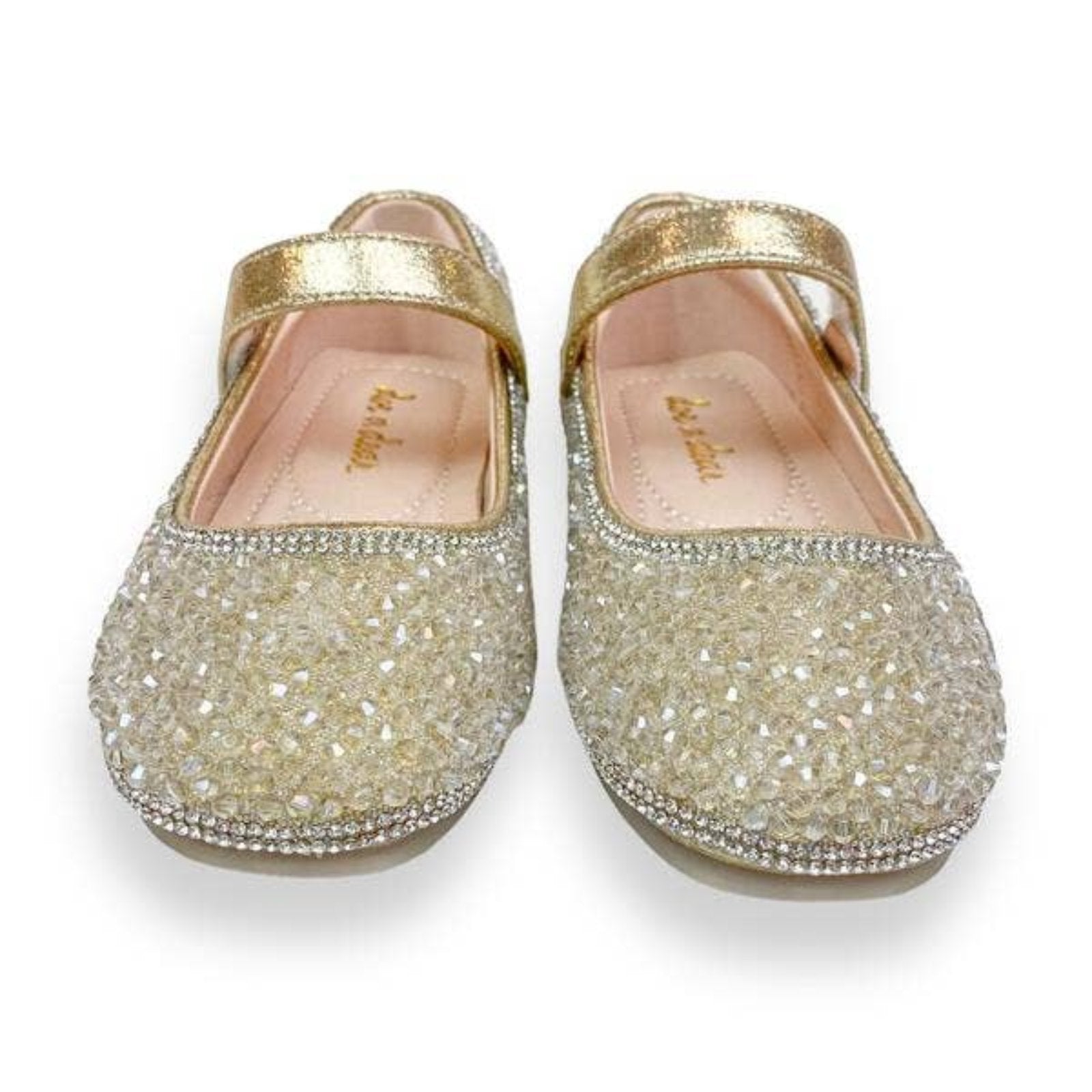 Doe A Dear Kids' Mary Jane Flat in Light Gold at Nordstrom Rack, Size 11.5Us / 29Eu Doe A Dear Kids' Mary Jane Flat in Light Gold at Nordstrom Rack, Size 11.5Us / 29Eu