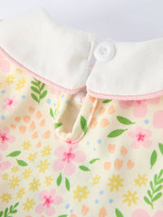 Easter Bunny Embroidery Smocking Girls Dress | HONEYPIEKIDS