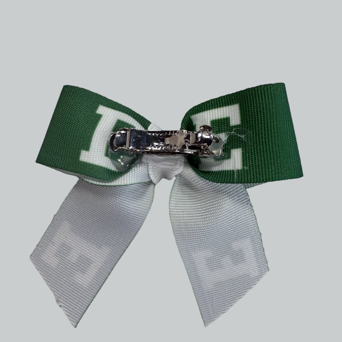 Eastern Michigan University Mini Barrette Hair Bow | HONEYPIEKIDS 