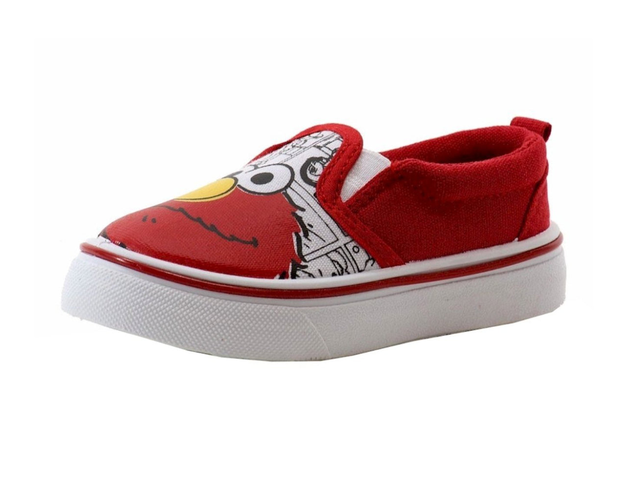 Elmo Canvas Slip On Sneakers | HONEYPIEKIDS 