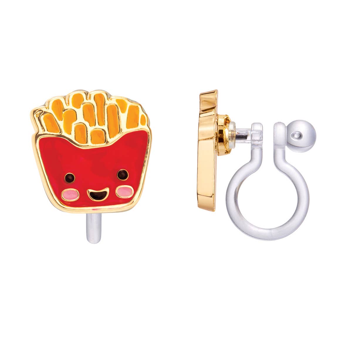 HONEYPIEKIDS | Girl Nation Cutie CLIP ON Earrings- French Fry Friends
