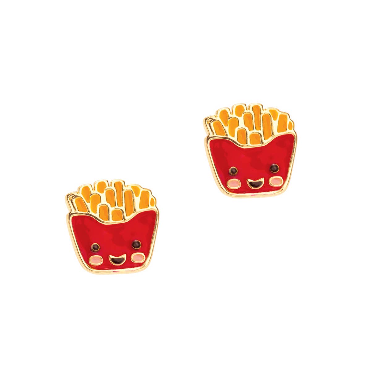 Girl Nation French Fry Friends Cutie Kids Stud Earrings | HONEYPIEKIDS