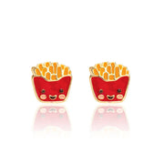 Girl Nation French Fry Friends Cutie Kids Stud Earrings | HONEYPIEKIDS