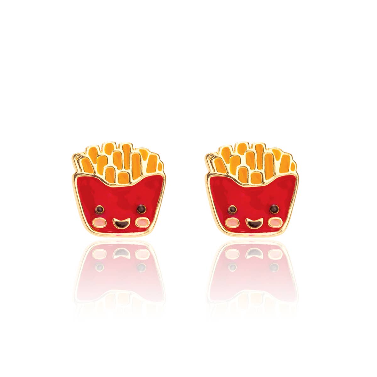 Girl Nation French Fry Friends Cutie Kids Stud Earrings | HONEYPIEKIDS