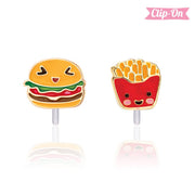 Girl Nation The Perfect Pair Fast Food CLIP-ON Earrings | HONEYPIEKIDS