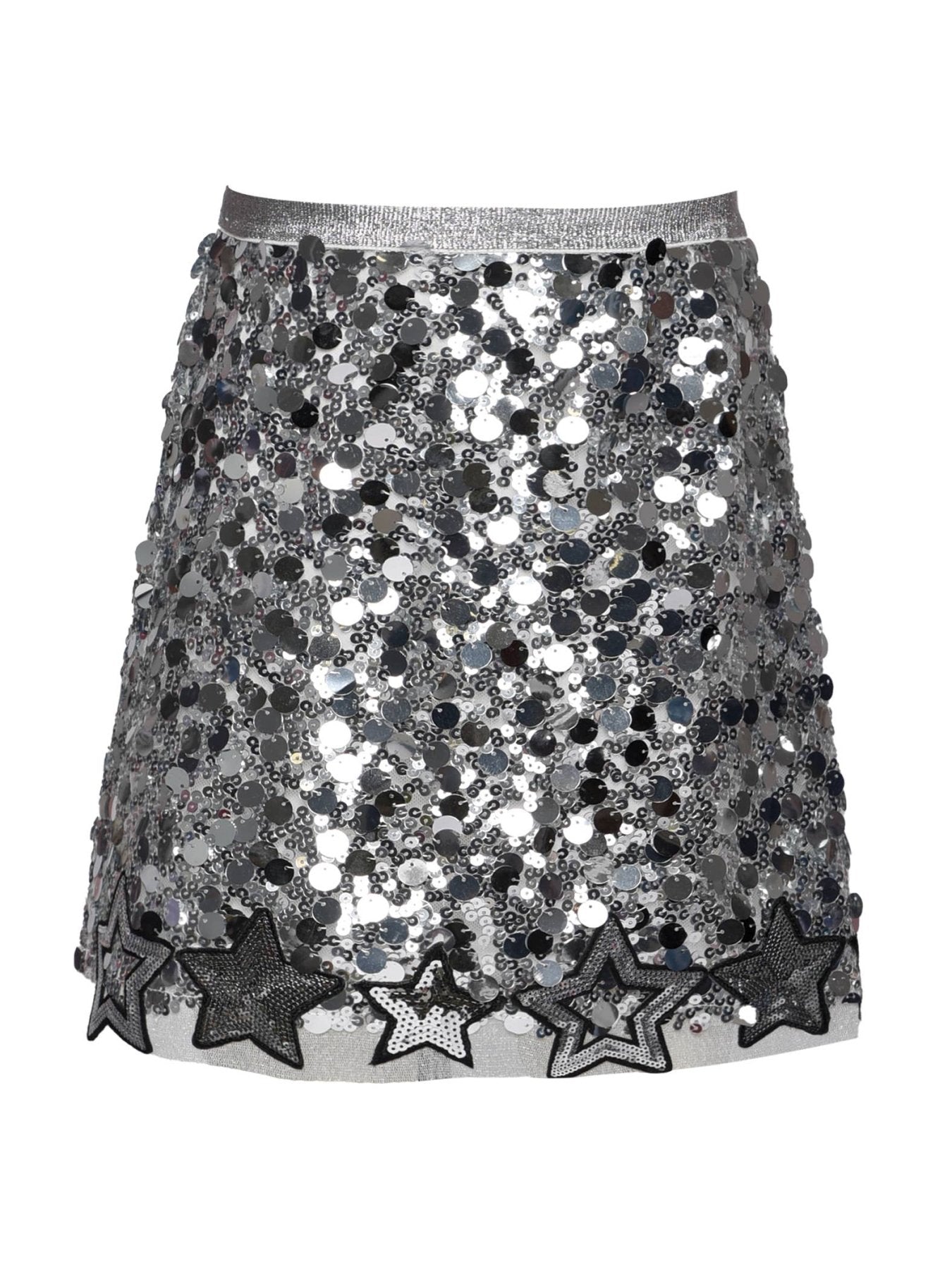 Hannah Banana - Sequined Mini Skirt With Stars | HONEYPIEKIDS 