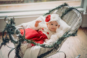 Haute Baby Girl Tis The Season NEWBORN Take Me Home Gown | HONEYPIEKIDS 