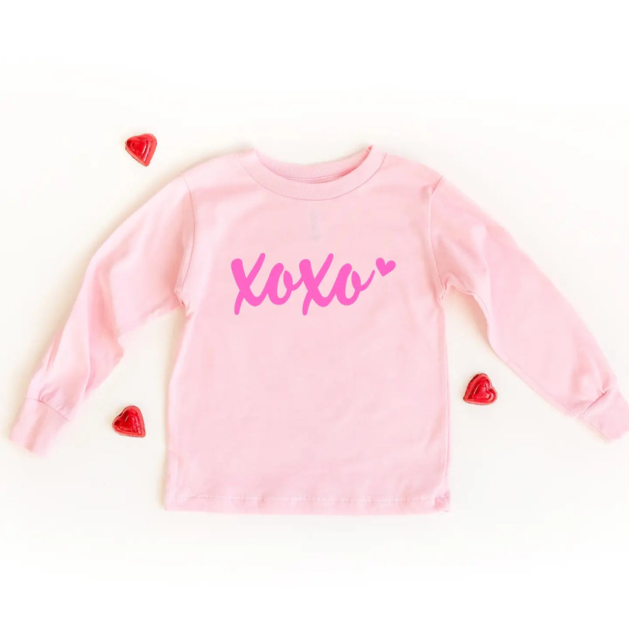 Hugs and Kisses XOXO Valentines Day LONG Sleeve T-Shirt