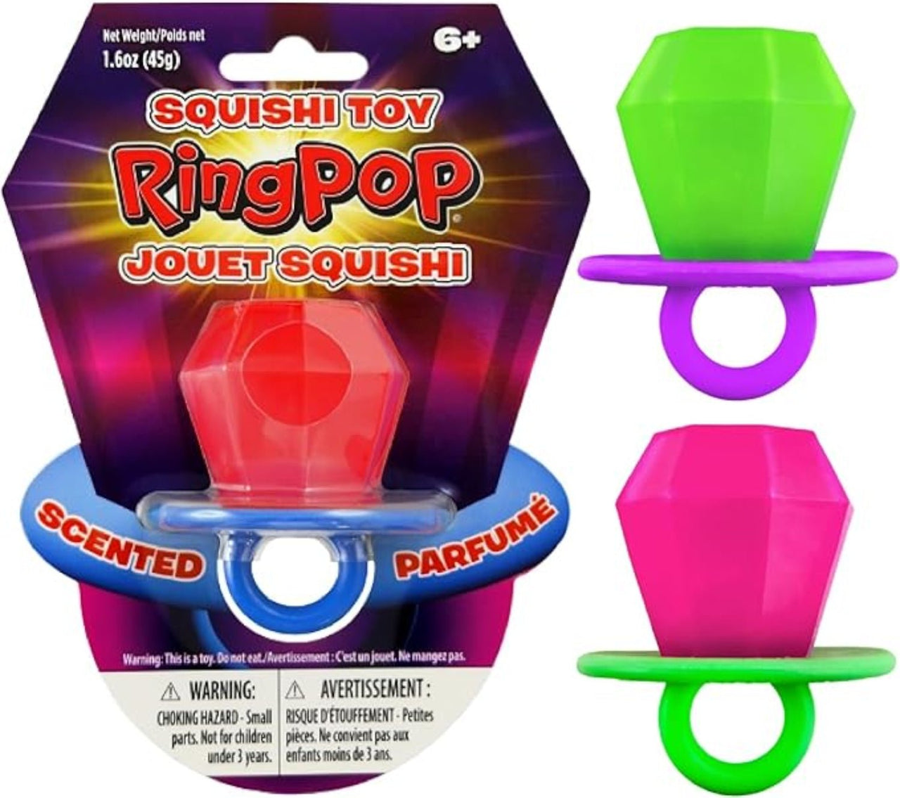 Incredible Scented Ring Pop Squishy Toy - Choose a Color | HONEYPIEKIDS 