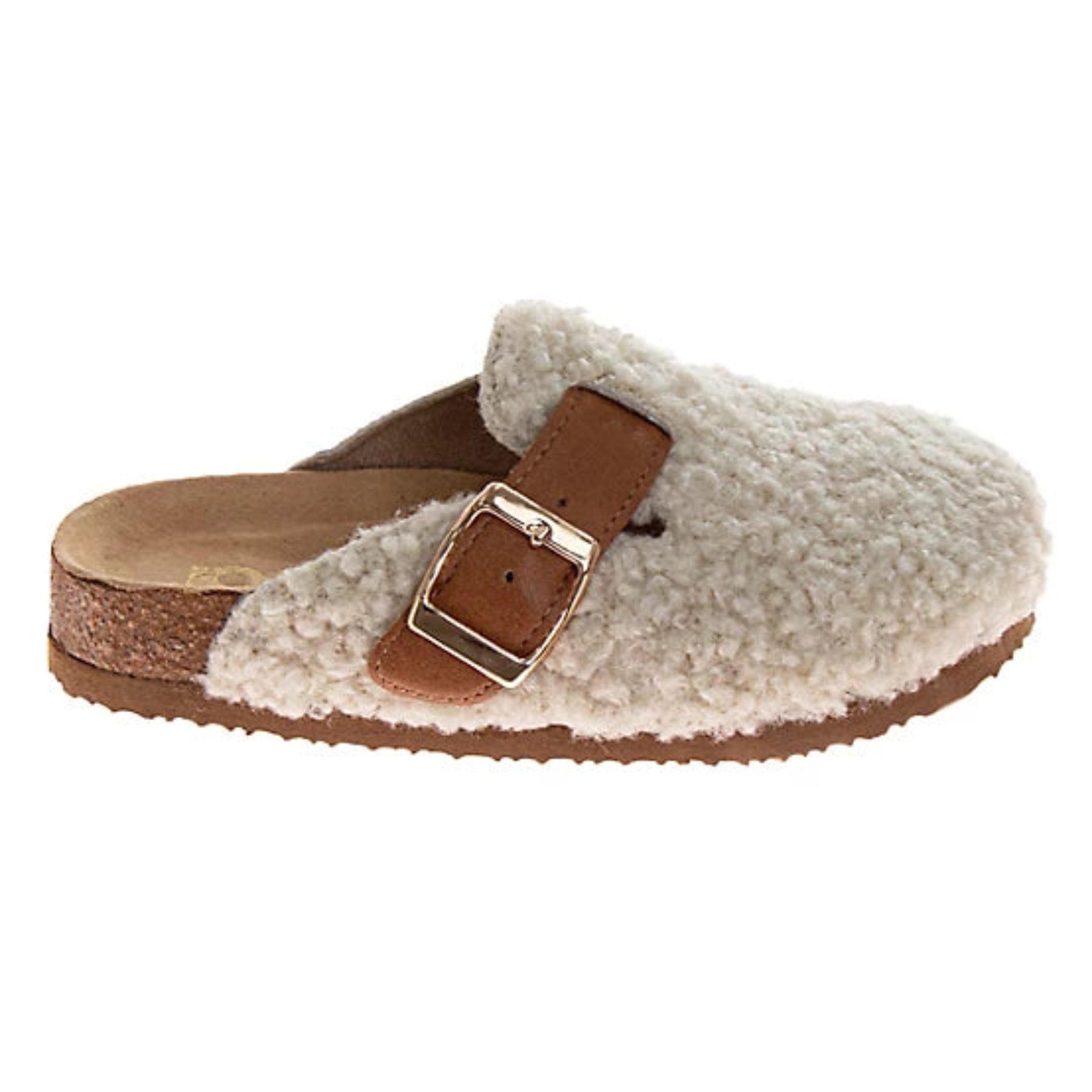 Josmo Girls - Beige Cozy Plush Kids Clogs | HONEYPIEKIDS 