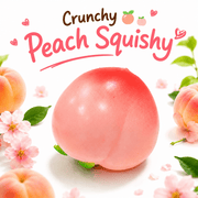K-Wonderland - Peach Crunch Squishy – Soft & Stretchy ASMR Fidget | HONEYPIEKIDS 