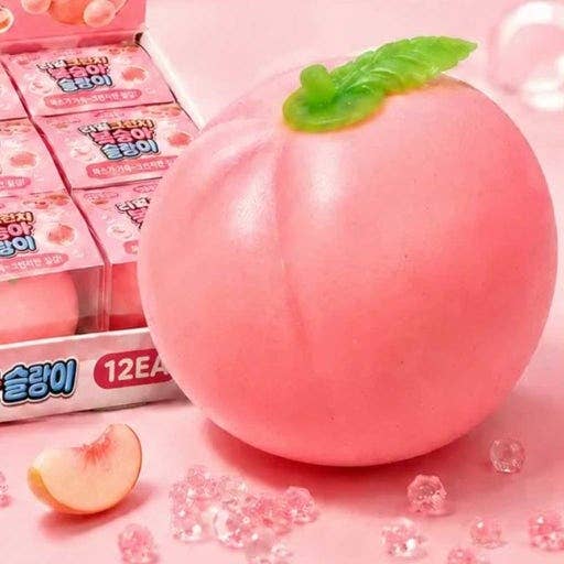 K-Wonderland - Peach Crunch Squishy – Soft & Stretchy ASMR Fidget | HONEYPIEKIDS 