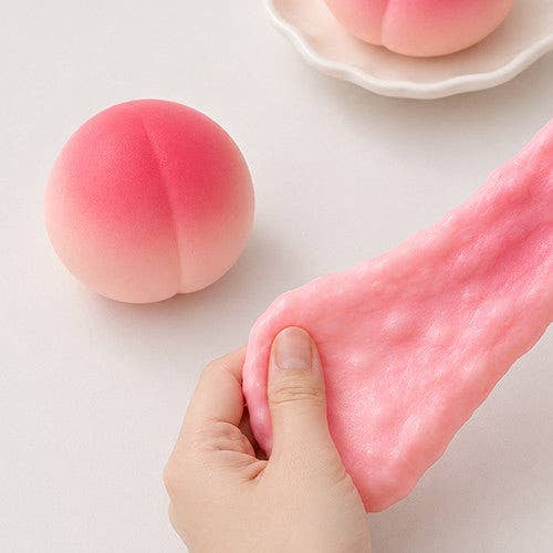 K-Wonderland - Peach Crunch Squishy – Soft & Stretchy ASMR Fidget | HONEYPIEKIDS 