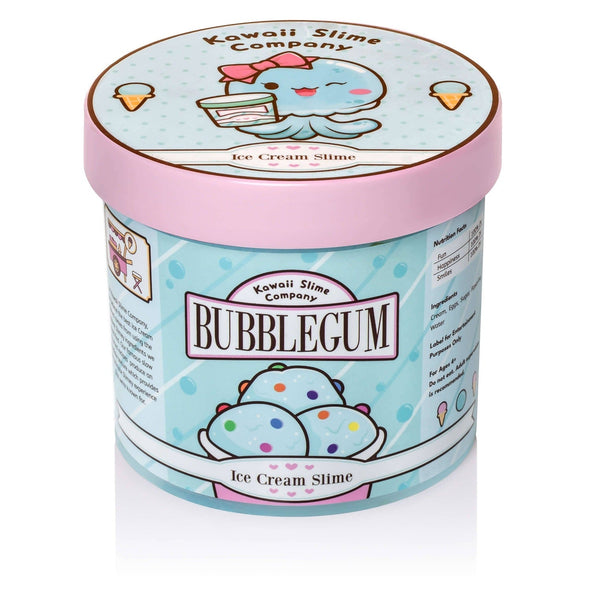 Kawaii Bubblegum Scented Ice Cream Pint Slime | HONEYPIEKIDS 