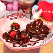 Kawaii Slime Company - Chocolate Covered Strawberries Glossy Slime | HONEYPIEKIDS 